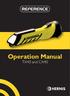 Operation Manual. TX40 and CX40