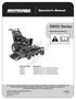 Reproduction. Not for. SW20 Series. Operator s Manual. Walk-Behind Mowers