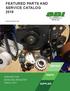 FEATURED PARTS AND SERVICE CATALOG 2019