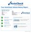 Your AutoCheck Vehicle History Report
