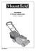 Mountfield M Series Lawnmower Owner s Manual