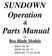 SUNDOWN Operation. & Parts Manual. for Box Blade Models BB15-48, 60 BB20-48, 60, 72 BB30-60, 72, 84, & 96