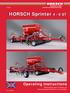 HORSCH Sprinter 4-6 ST