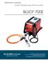 BLUCP 700E. Instruction manual. Compact hydraulic pump with accumulator