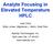 Analyte Focusing in Elevated Temperature HPLC