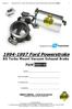 Ford Powerstroke BD Turbo Mount Vacuum Exhaust Brake Part#