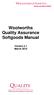 Woolworths Quality Assurance Softgoods Manual