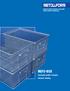 MEFO-BOX. Systematic product transport and parts cleaning
