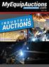 MyEquipAuctions. .com INDUSTRIAL DIVISION. July 2, 2018 INDUSTRIAL AUCTIONS