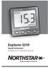 Explorer S310. Speed Instrument Installation and Operation Manual.