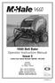 V660 Belt Baler Operator Instruction Manual Issue 5 (Valid from Serial Number ) McHale Ballinrobe Co. Mayo, Ireland