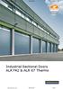 Industrial Sectional Doors ALR F42 & ALR 67 Thermo
