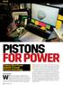 PISTONS FOR POWER. When it comes to pistons for a high-performance. Making More Power Reliably Through Pistons Technology [TECH] By Steve Dulcich