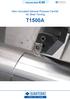 P M K N S H TOOLING NEWS E-95. New Uncoated General Purpose Cermet for Steel Turning T1500A