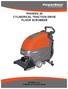 PHOENIX 20 CYLINDRICAL TRACTION DRIVE FLOOR SCRUBBER