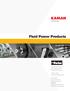 Fluid Power Products. Kaman Fluid Power is an authorized distributor of Parker Motion Products