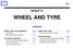 WHEEL AND TYRE GROUP CONTENTS WHEEL AND TYRE DIAGNOSIS WHEEL AND TYRE SPECIFICATIONS ON-VEHICLE SERVICE...