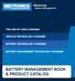 BATTERY MANAGEMENT BOOK & PRODUCT CATALOG