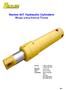 Series SIT Hydraulic Cylinders Single acting Internal Thread