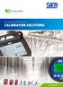 Temperature & Pressure calibration solutions