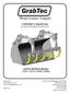 GrabTec. Wheel Loader Grapple OWNER S MANUAL. QUICK-ATTACH Models GC71, GC77, GC83, GC89. Includes all Installation Instructions