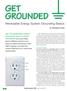 GET GROUNDED. Renewable Energy System Grounding Basics
