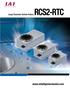 RCS2-RTC. Large Diameter Hollow Rotary.
