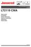 LT2119 CMA. Spare parts Ersatzteile Pièces détachées Reserve onderdelen Repuestos Reservdelar I SERVICE IPL, LT2119 CMA, ,