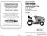 GARDEN TRACTOR 24 HP, * 48 Mower Electric Start Automatic Transmission. Repair Parts Manual Rev. 1. Customer Care Hot Line