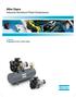 Atlas Copco Industrial Aluminium Piston Compressors. L Series Oil-lubricated & oil-free ( kw / 2-20 hp)
