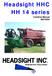 Headsight HHC HH 14 series. Combine Manual