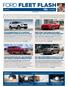 FORD FLEET FLASH GOOD TO KNOW CUSTOMERS SNAP UP A RECORD NUMBER OF FORD SUVS IN 1ST HALF NEW PONY PACKAGE AVAILABLE FOR NEW 2018 MUSTANG ECOBOOST