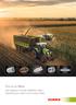 Focus on filters. Field testing of CLAAS ORIGINAL filters Everything you need to know about filters.
