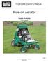 TA2816KA Owner s Manual. Ride-on Aerator. Models Available TA2816KA. Page 1. Lawn Solutions Commercial Products, Inc