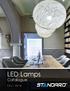 LED Lamps Catalogue F A L L
