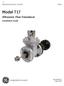 GE Measurement & Control. Model T17. Ultrasonic Flow Transducer. Installation Guide