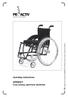 SPEEDY Easy-running, rigid-frame wheelchair