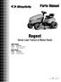 Regent Series Lawn Tractors & Mower Decks