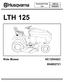 Illustrated Parts List I LTH 125