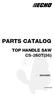 PARTS CATALOG TOP HANDLE SAW CS-260T(36) CS-260T(36)