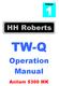 Release TW-Q. Operation Manual. Anilam 5300 MK