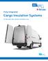 Cargo Insulation Systems