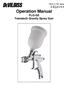Operation Manual FLG-G5 Transtech Gravity Spray Gun SB-E ISS.05