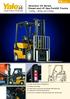 VXseries. Veracitor VX Series Diesel and LP Gas Forklift Tru c k s 1,600kg, 1,800kg and 2,000kg