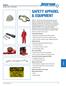 SAFETY APPAREL & EQUIPMENT