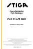 Reservdelskatalog Parts Catalogue. Park Pro 25 4WD Season 2014