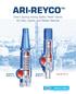 ARI-REYCO. Direct Spring Acting Safety Relief Valves for Gas, Liquid, and Steam Service ARI-REYCO ARI-REYCO