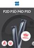 Indexable Drills Series P2D P3D P4D P5D. Volume 3 NEW DRILL SIZES NEW INSERTS