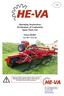 Operating Instructions Declaration of Conformity Spare Parts List. Grass-Roller 6.3 m 8.2 m