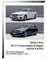 What s New MY19 C-Class Sedan & Wagon (W205 & S205) 1Product Management 2019 C-Class Sedan & Wagon. Mercedes-Benz Canada